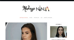 Desktop Screenshot of makeup-ninja.com